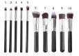 Set štětců na make-up - 10 ks