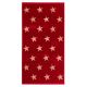 Ručník Stars vínový - 50 x 100 cm