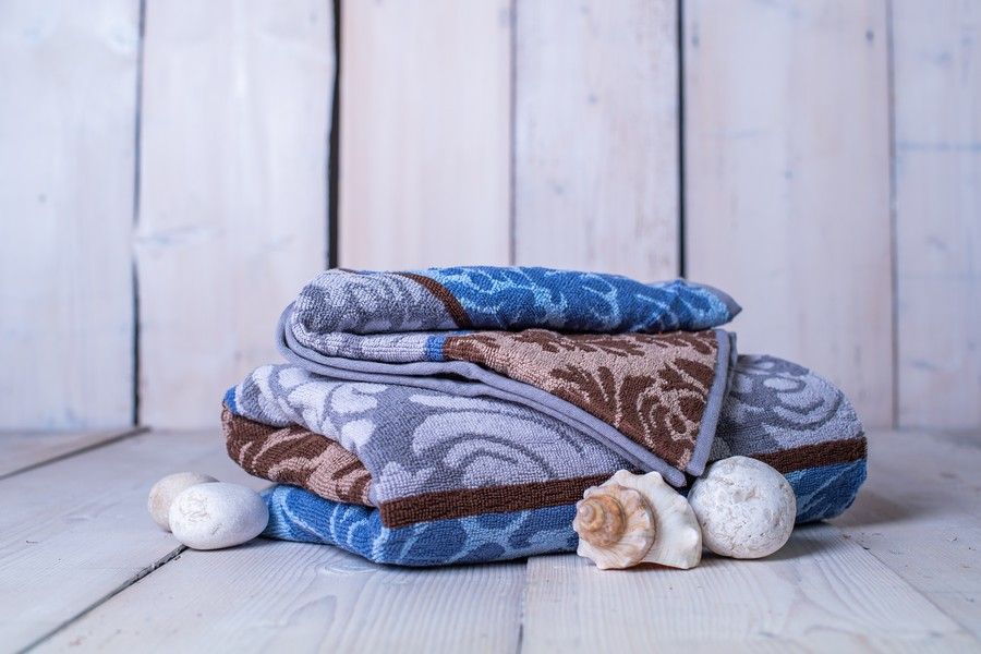 Set osuška + ručník Orient - modrá
