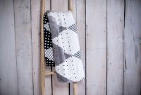 Deka z mikrovlákna, 200 x 220 cm, triangle grey