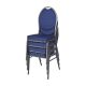 Kongresová židle kovová MONZA, modrá, stohovatelná