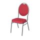 Kongresová židle kovová MONZA, červená, stohovatelná