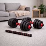 Nakládací činky 2v1 – jednoruční i obouruční, 20 kg