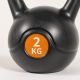 Kettlebell 2 kg plastový s cementovou výplní