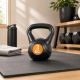 Kettlebell 3 kg plastový s cementovou výplní