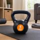 Kettlebell 4 kg plastový s cementovou výplní