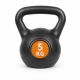 Kettlebell 5 kg plastový s cementovou výplní