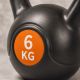 Kettlebell 6 kg plastový s cementovou výplní