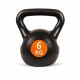 Kettlebell 6 kg plastový s cementovou výplní