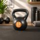 Kettlebell 10 kg plastový s cementovou výplní