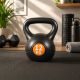 Kettlebell 12 kg plastový s cementovou výplní