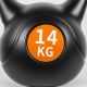 Kettlebell 14 kg plastový s cementovou výplní