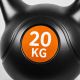 Kettlebell 20 kg plastový s cementovou výplní