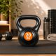 Kettlebell 20 kg plastový s cementovou výplní