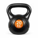 Kettlebell 20 kg plastový s cementovou výplní