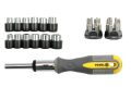 Šroubovák ráčnový s příslušenstvím, 29 ks