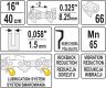 Řetěz pro motorovou pilu 16" 0,325"