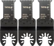 Pilový list na ponor. řezy BIM pro multifunkci, 28,5mm (dřevo, plast, kov), sada 3ks