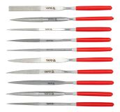 Sada pilníků jehlových diamantových 4 x 160 mm 10 ks 50 mm