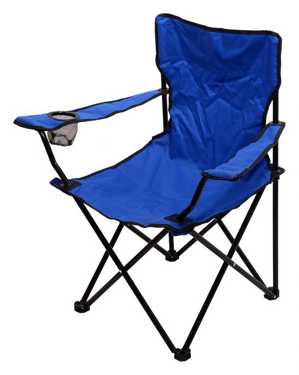 Kempingová skládací židle BARI - modrá