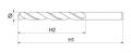 Vrták na kov, 14 mm