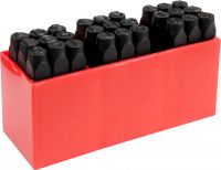 Razidla písmenková - 8 mm, 27 ks