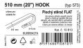 Stěrač Flat bulk (hook) 20" - 510 mm