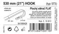 Stěrač Flat bulk (hook) 21" - 530 mm