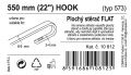 Stěrač Flat bulk (hook) - 22"/550 mm