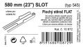 Stěrač Flat bulk (slot) 23" - 580 mm
