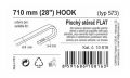 Stěrač Flat bulk (hook) 28" - 710mm