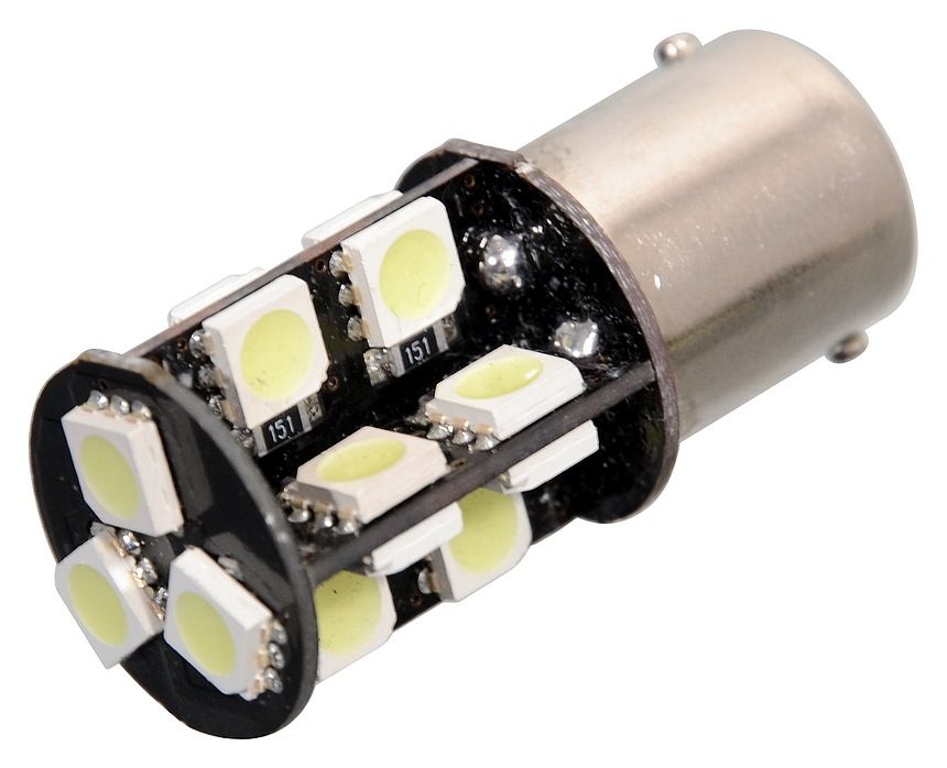 Žárovka 19 SMD LED 12V , s rezistorem CAN-BUS ready bílá