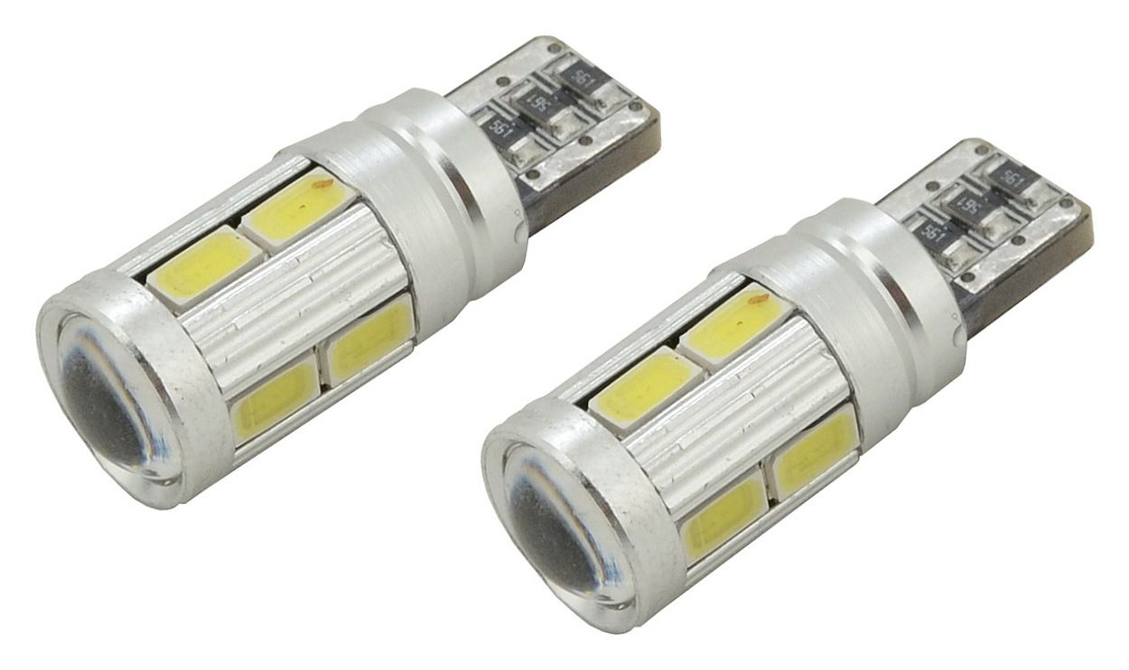 Žárovka 10 SMD LED 3chips 12V, T10 CAN-BUS ready bílá - 2ks
