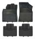 Koberce gumové UNI B - sada 4 kusů, černé
