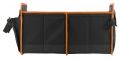 Organizér do kufru dvojitý - 54 x 34 cm, černý/oranžový