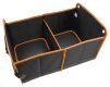 Organizér do kufru dvojitý - 54 x 34 cm, černý/oranžový