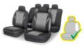 Potahy sedadel POLY - 9 ks, šedé
