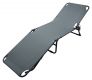 BERLIN Lehátko kempingové skládací, 197 x 57 x 30 cm, šedé