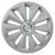 Kryty kol 15" FOX RING, plast, stříbrná, sada 4 ks