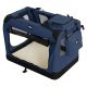 Leopet Přepravní box pro psy S, 49,5 x 34,5 x 35 cm, modrý