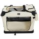 Leopet Přepravní box pro psy L, 70 x 52 x 52 cm, béžový