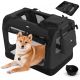 Leopet Přepravní box pro psy L, 70 x 52 x 52 cm, černý