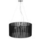 Závěsné světlo v retro stylu, černá, 50 x 50 x 71 cm