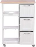 Kuchyňský vozík na kolečkách, 67 x 37 x 84 cm