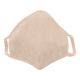 Bavlněná rouška dvouvrstvá - písková, 10 ks