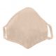 Bavlněná rouška dvouvrstvá - písková 2 ks