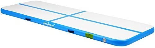 Airtrack nafukovací gymnastická žíněnka 300x100x10 cm, modrá