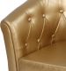 Miadomodo Křeslo Chesterfield, 58 x 71 x 70 cm, zlaté
