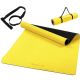 Fitness jóga podložka protiskluzová 190 × 100 x 0,6 cm žlutá