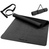 Fitness jóga podložka protiskluzová 190 × 100 x 0,6 cm šedá